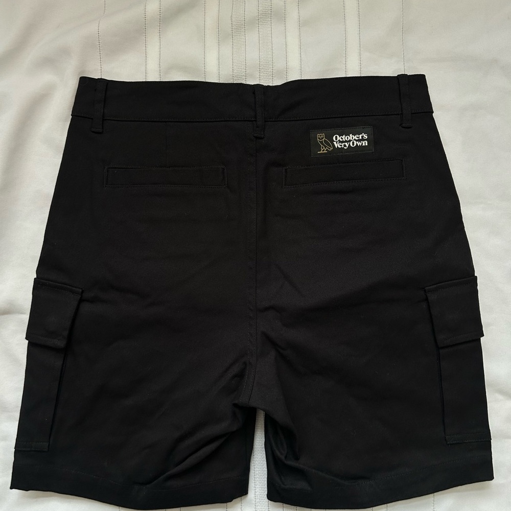 OVO Black Cargo Shorts